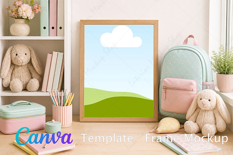 Canva Template | Frame Mockup