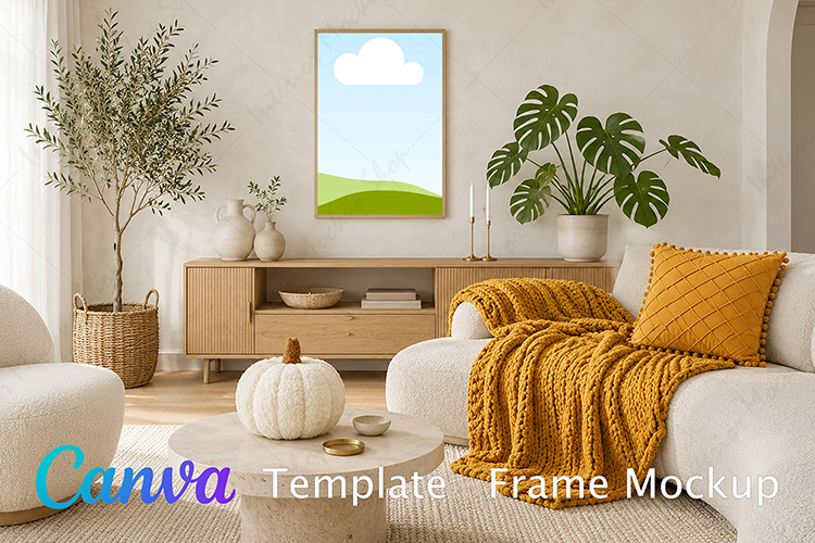 Canva Template | Frame Mockup
