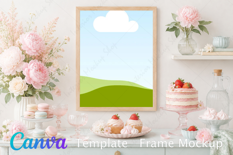 Frame Mockup Summer Canva