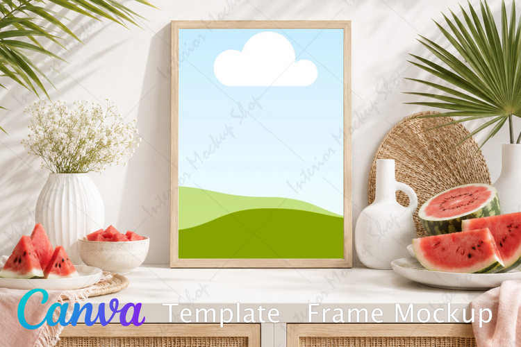 Canva Template | Frame Mockup