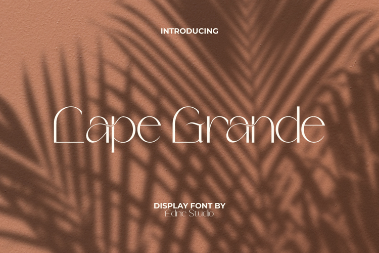 Cape Grande Font