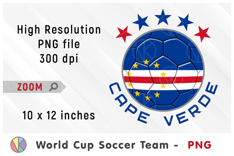 Cape Verde National Team Soccer Ball. World Cup 2026