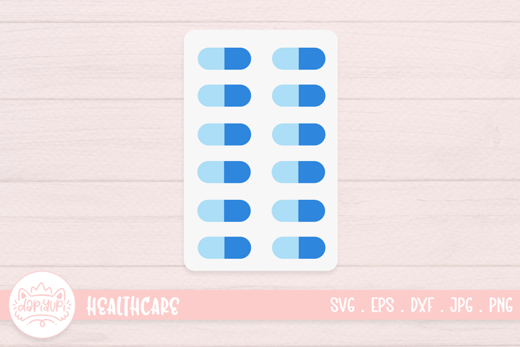 Capsule Drugs For Medicine Illustration