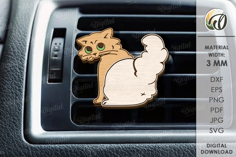 3d Cat Svg Image 16