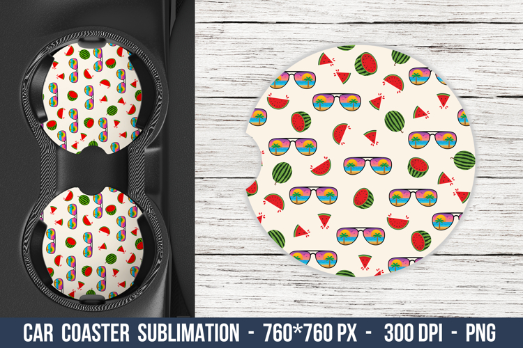 Summer Car Coaster | Car Coaster Sublimation