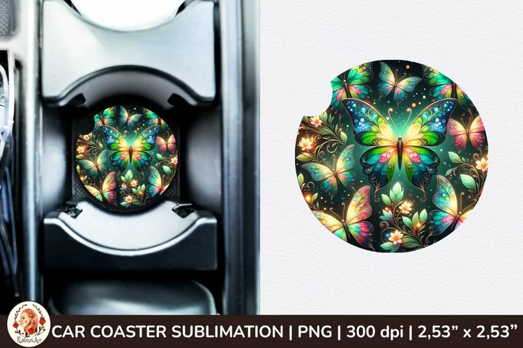 Round Coaster,3d Car coaster, 3D Butterfly, Spring Coaster