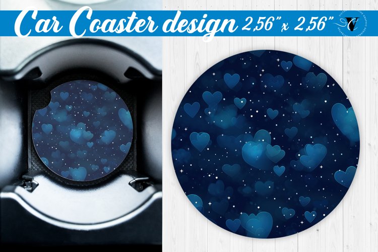 Blue Heart Clipart Image 24