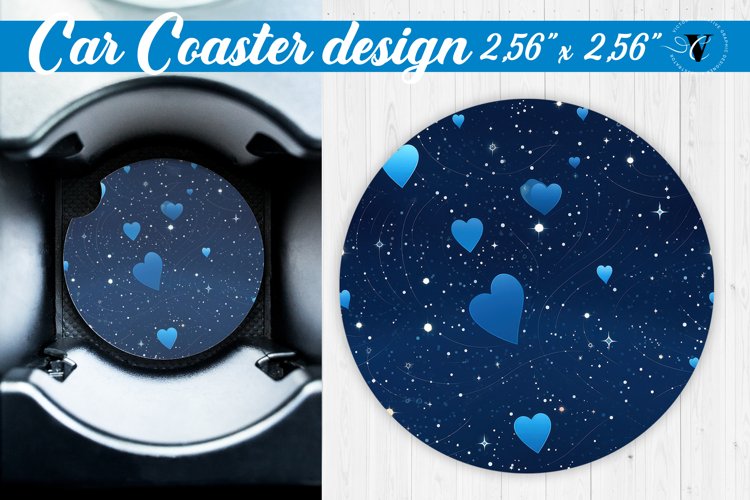 Blue Heart Clipart Image 23