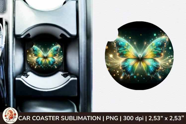 Round Coaster,3d Car coaster, 3D Butterfly, Spring Coaster