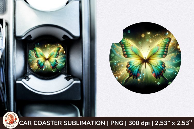 Round Coaster,3d Car coaster, 3D Butterfly, Spring Coaster example image 1