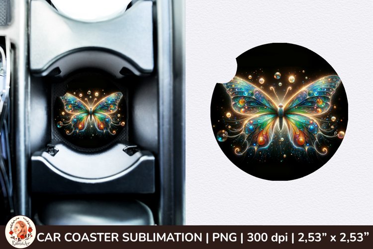 Round Coaster,3d Car coaster, 3D Butterfly, Spring Coaster example image 1