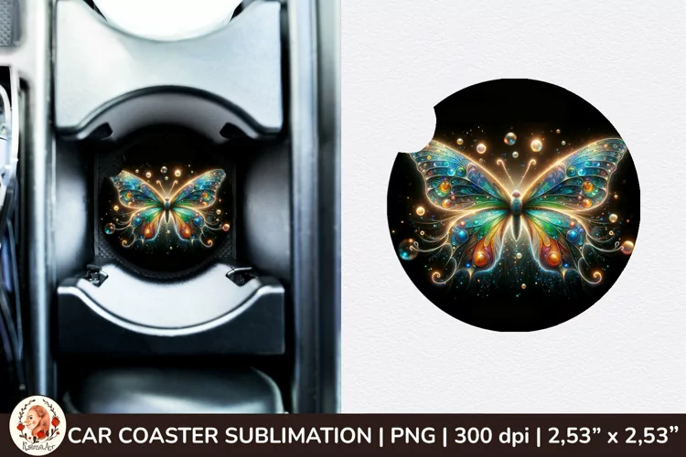 Round Coaster,3d Car coaster, 3D Butterfly, Spring Coaster