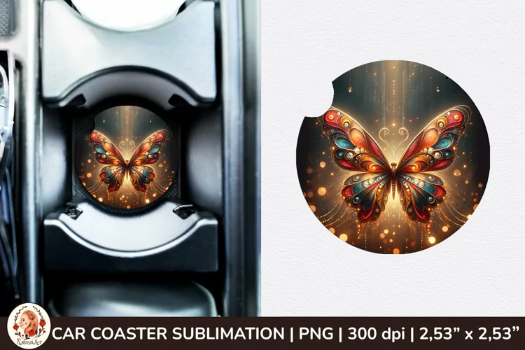 Round Coaster,3d Car coaster, 3D Butterfly, Spring Coaster