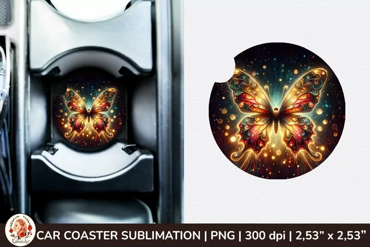 Round Coaster,3d Car coaster, 3D Butterfly, Spring Coaster