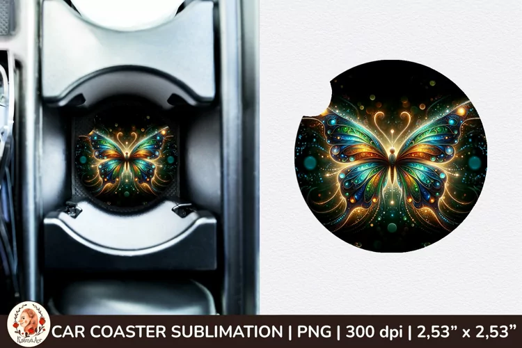Round Coaster,3d Car coaster, 3D Butterfly, Spring Coaster