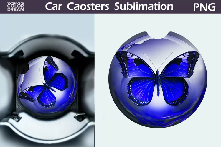 Butterfly Car Coaster | Butterfly Round Coaster
