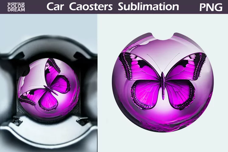 Butterfly Car Coaster | Butterfly Round Coaster