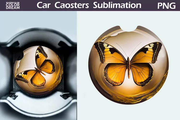 Butterfly Car Coaster | Butterfly Round Coaster