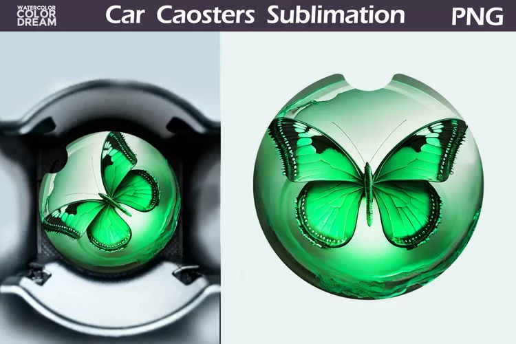 Butterfly Car Coaster | Butterfly Round Coaster