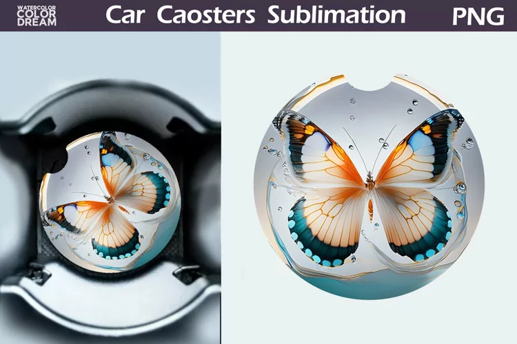 Butterfly Car Coaster | Butterfly Round Coaster