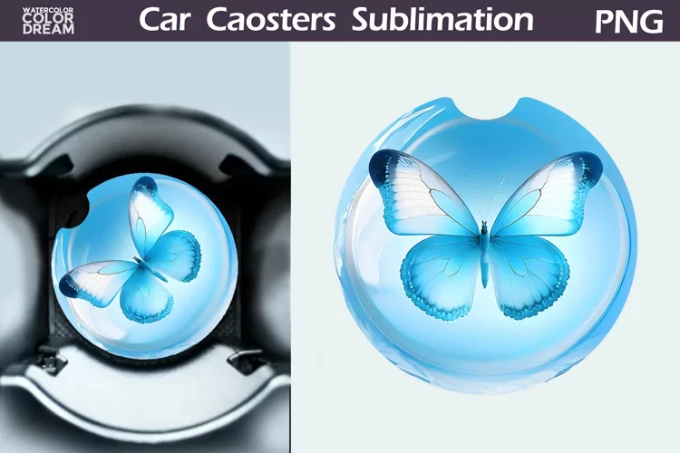 Butterfly Car Coaster | Butterfly Round Coaster