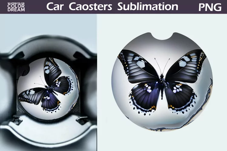Butterfly Car Coaster | Butterfly Round Coaster