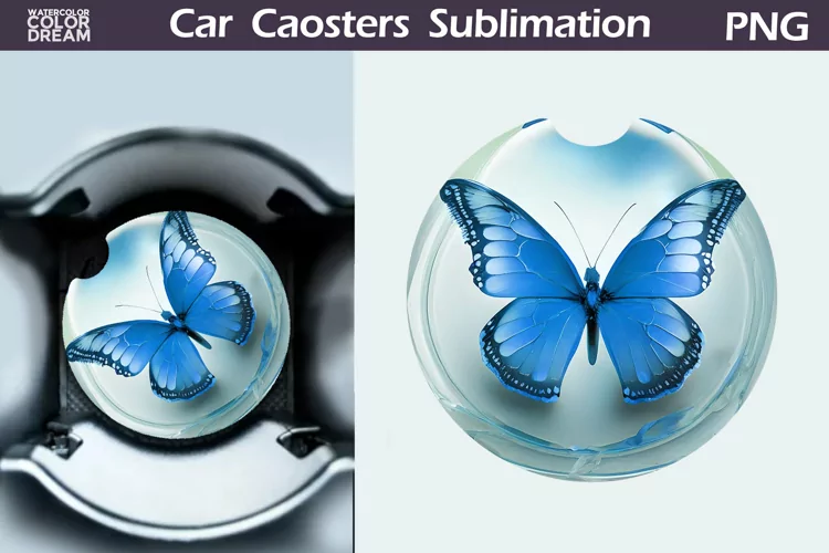 Butterfly Car Coaster | Butterfly Round Coaster