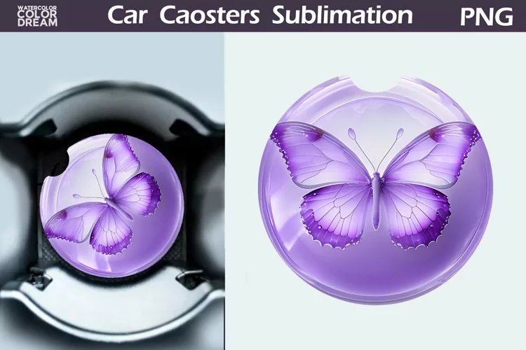 Butterfly Car Coaster | Butterfly Round Coaster