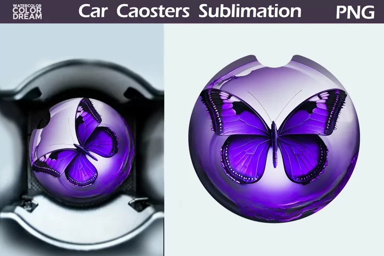 Butterfly Car Coaster | Butterfly Round Coaster