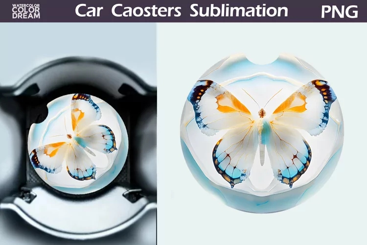 Butterfly Car Coaster | Butterfly Round Coaster