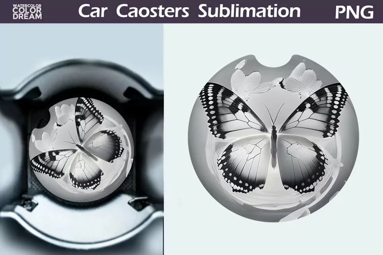 Butterfly Car Coaster | Butterfly Round Coaster