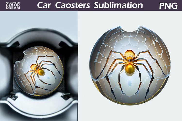 Spider Car Coaster | 3D Spider Round Coaster