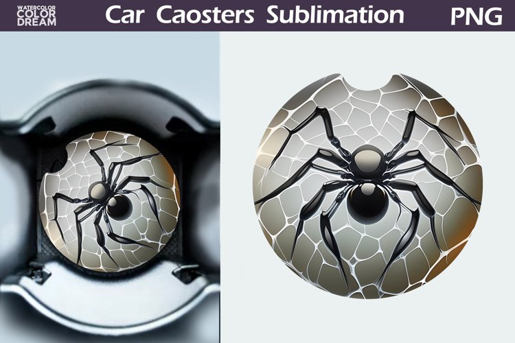 Spider Car Coaster | 3D Spider Round Coaster