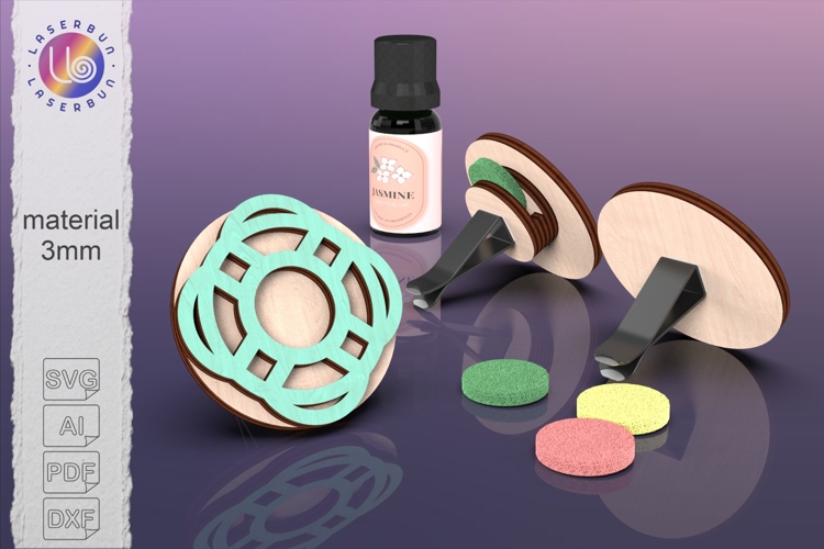 Car vent clip cover lifebuoy design, nautical summer laser