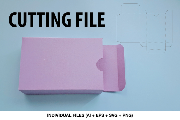 Card Box Template SVG, Gift Box Cutting File For Cricut