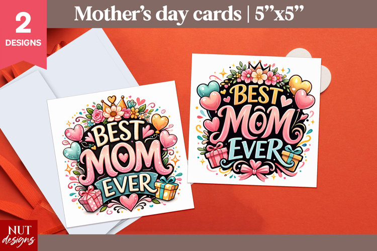 Best mom ever Card Mothers Day card printable