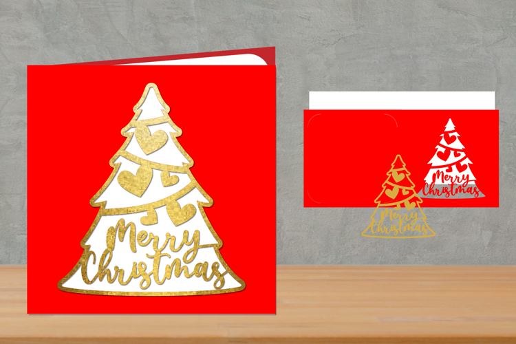 Christmas Card, Snowflake Card, Christmas Greeting Card