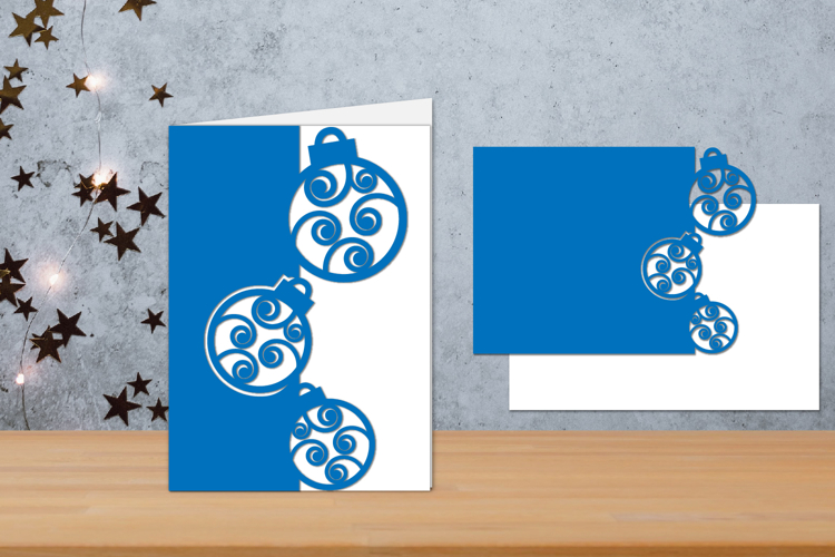 Christmas folded Cards, Cricut Christmas card svg