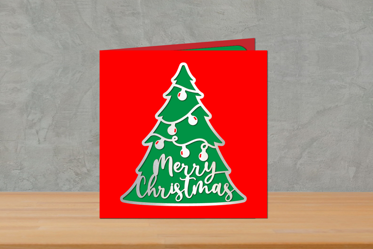 Christmas Card Layered, Christmas Card, Christmas Greeting
