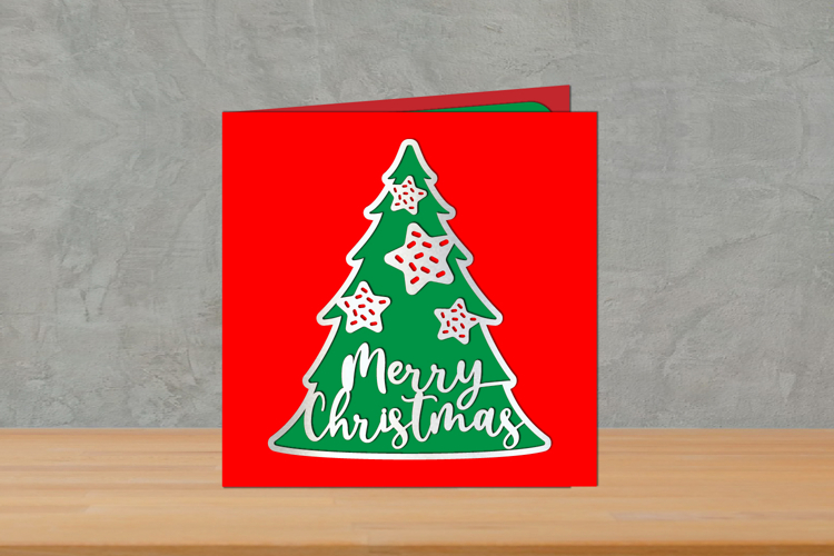 Christmas Card Layered, Christmas Card, Christmas Greeting