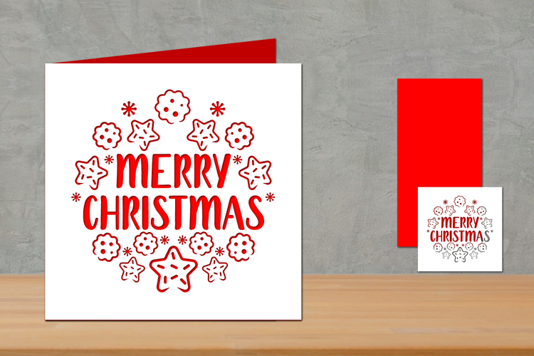 Christmas Card, Merry Christmas, Gingerbread