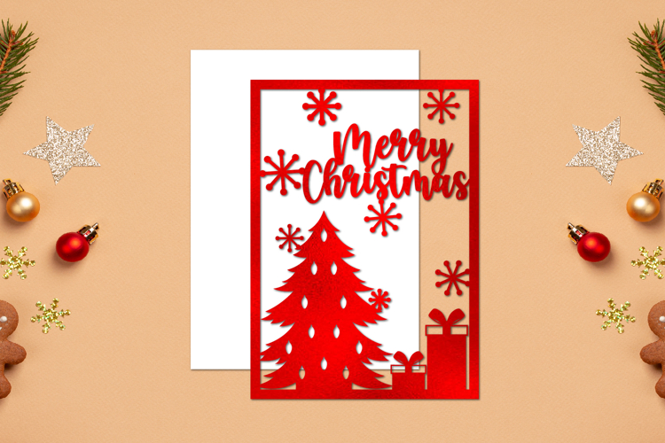 Christmas Paper cut, Christmas Template