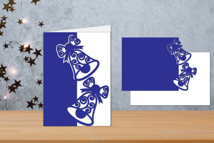 Christmas folded Cards, Cricut Christmas card