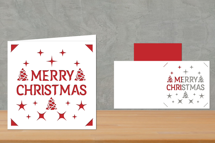 Christmas Insert Card, Christmas Card, Christmas Greeting
