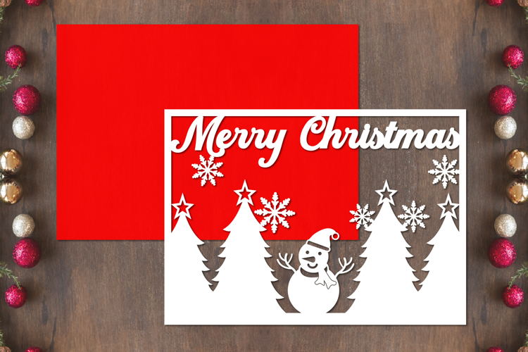 Christmas Papercut, Christmas Lasercut