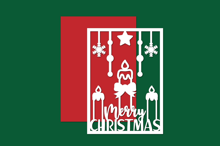 Christmas Papercut, Christmas card