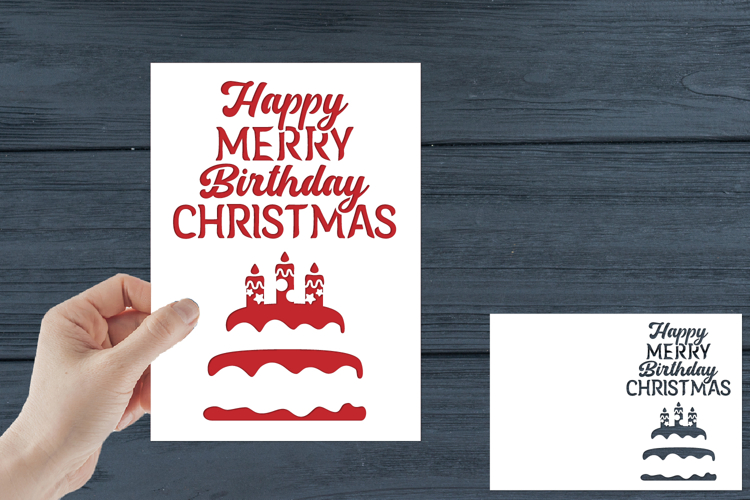 Birthday Card for Christmas, Christmas Birthday, December