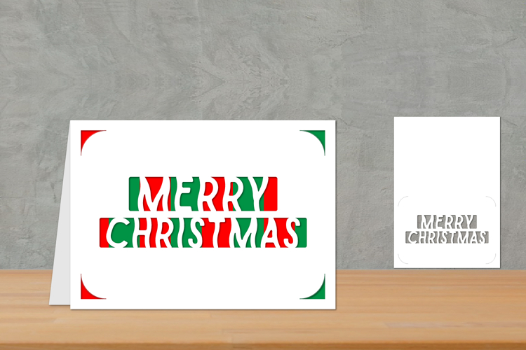 Christmas card, Simple Christmas Card, Christmas Insert Card