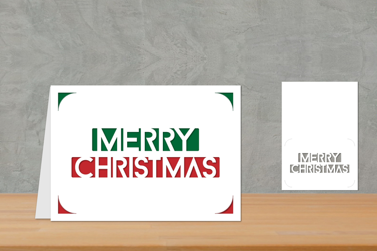 Christmas card, Simple Christmas Card, Christmas Insert Card