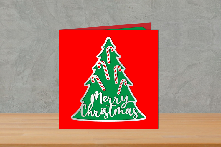 Christmas Card Layered, Christmas Card, Christmas Greeting